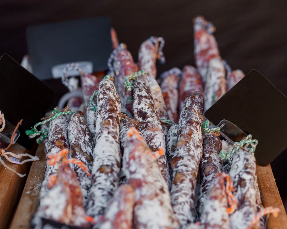 Saucisson fabriqué maison
